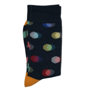 Sokk med Stripete Sirkler